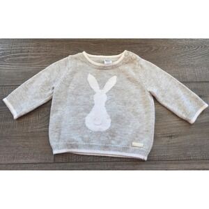 Janie and jack bunny sweater size 0-3 mos